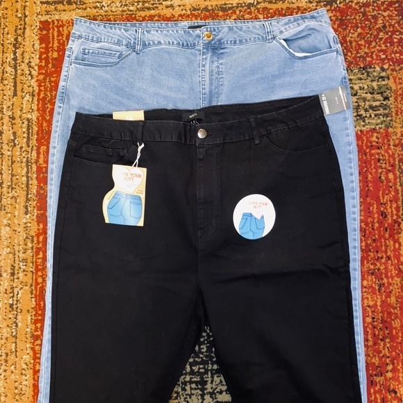 Forever 21 size 26 high rise skinny pants lot of two - Picture 1 of 10